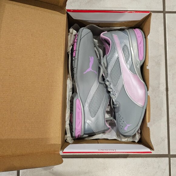 Size 7 PUMA Tazon 6 Women's Synthetic Leather Upper Gray Running Shoes Sneakers - Picture 7 of 8
